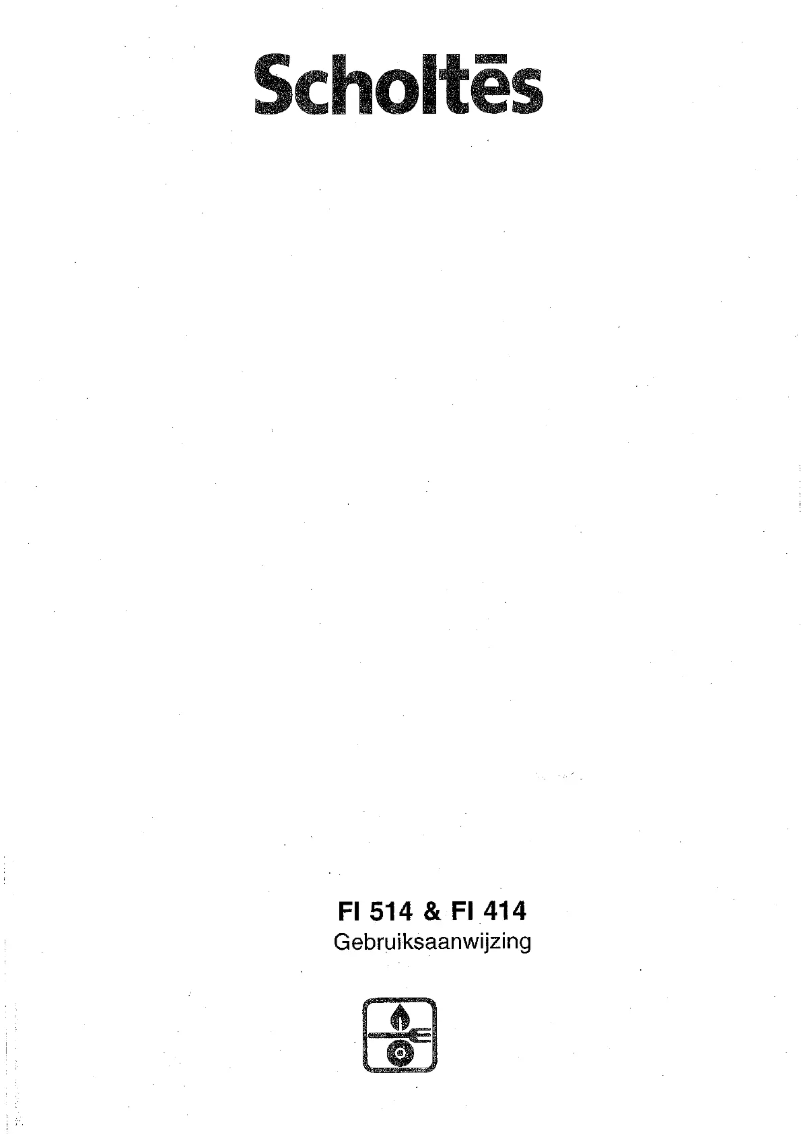 Imagen de la primera página del manual del dispositivo FI 414