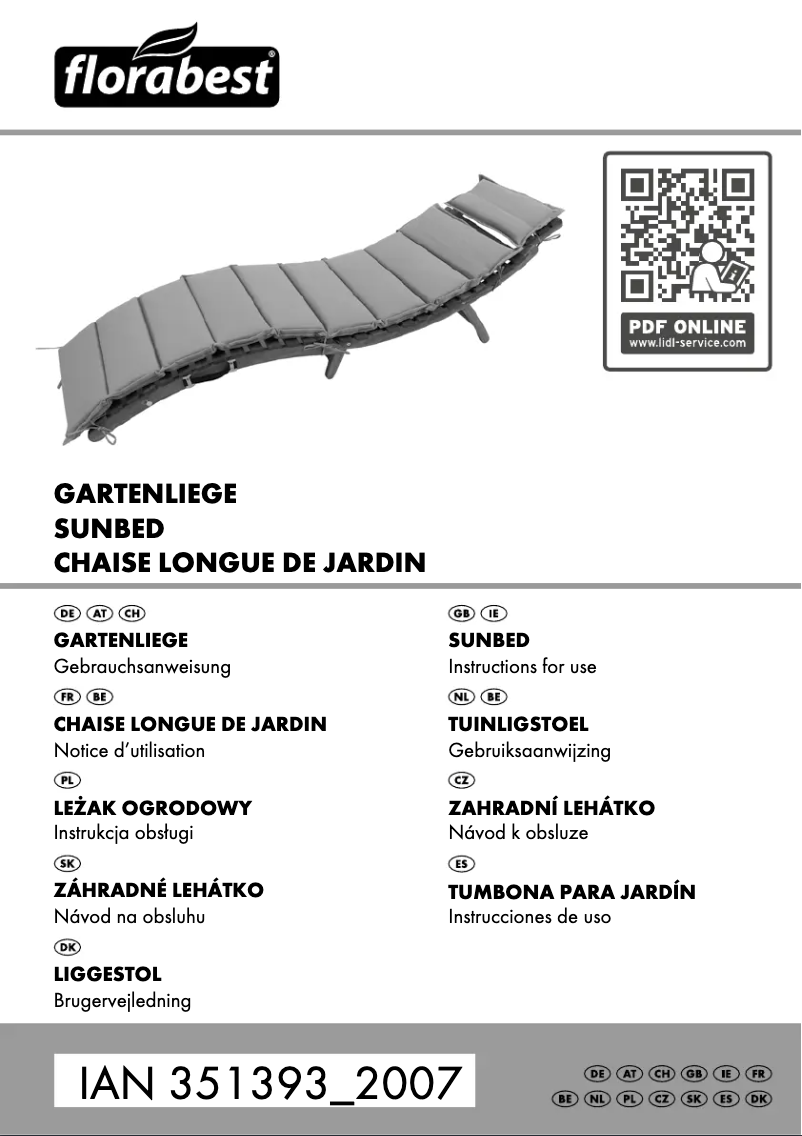 Imagen de la primera página del manual del dispositivo IAN 351393