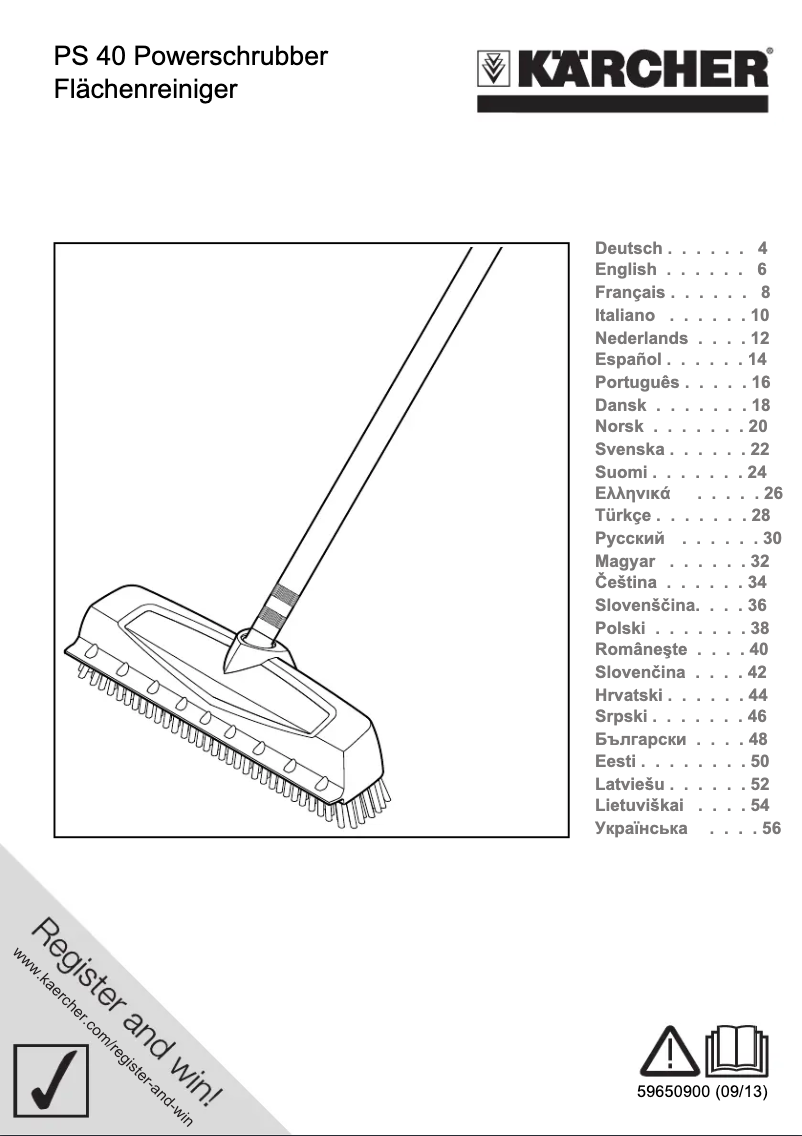 Página nº 1 - Manual de usuario Kärcher PS40