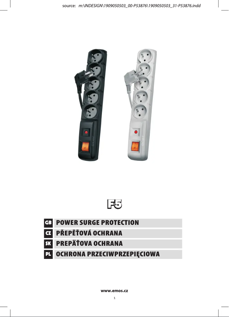 Página 1 del manual Manual de usuario Emos P53876