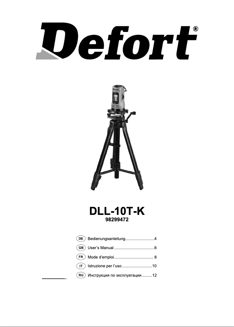 Imagen de la primera página del manual del dispositivo DLL-15T-K