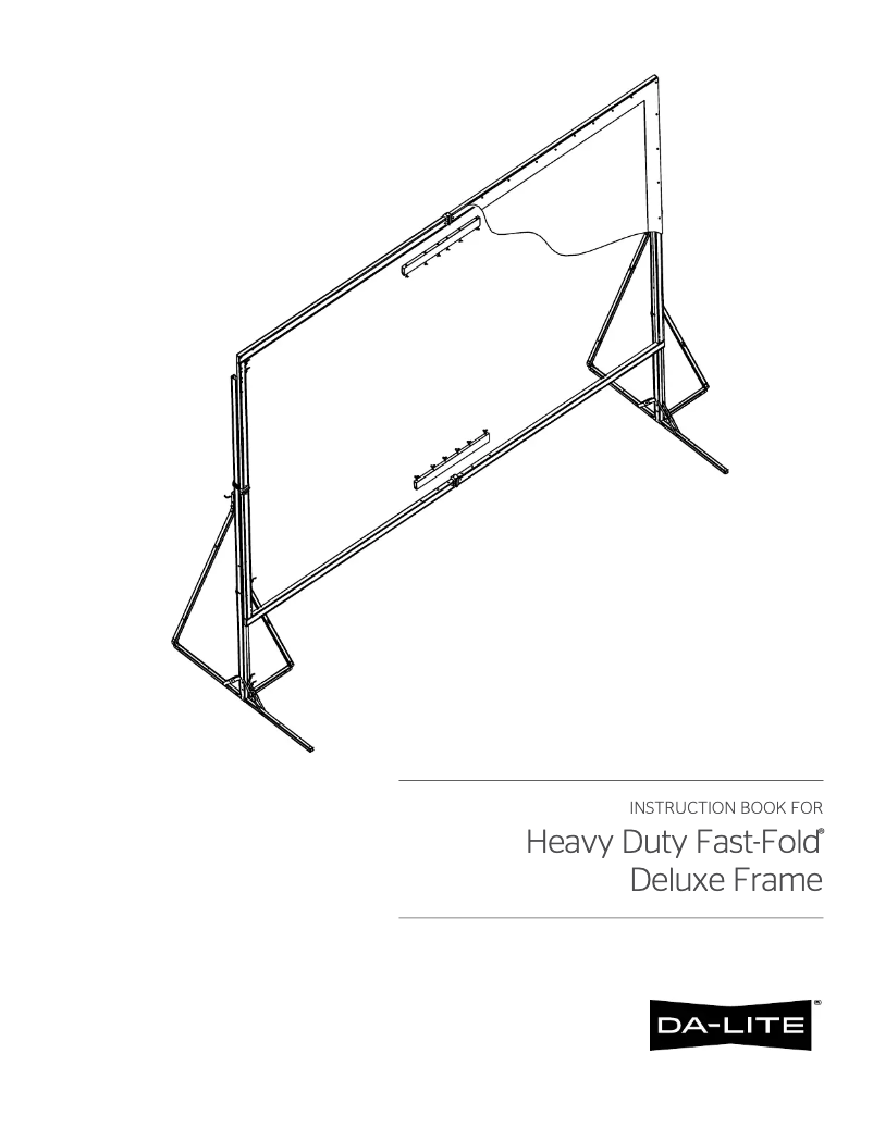 Imagen de la primera página del manual del dispositivo Heavy Duty Fast-Fold Deluxe 95746K