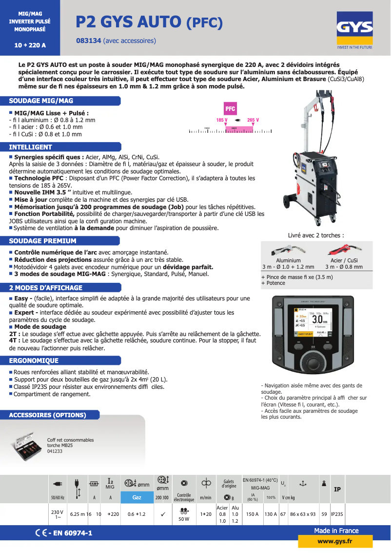 Imagen de la primera página del manual del dispositivo P2 Auto