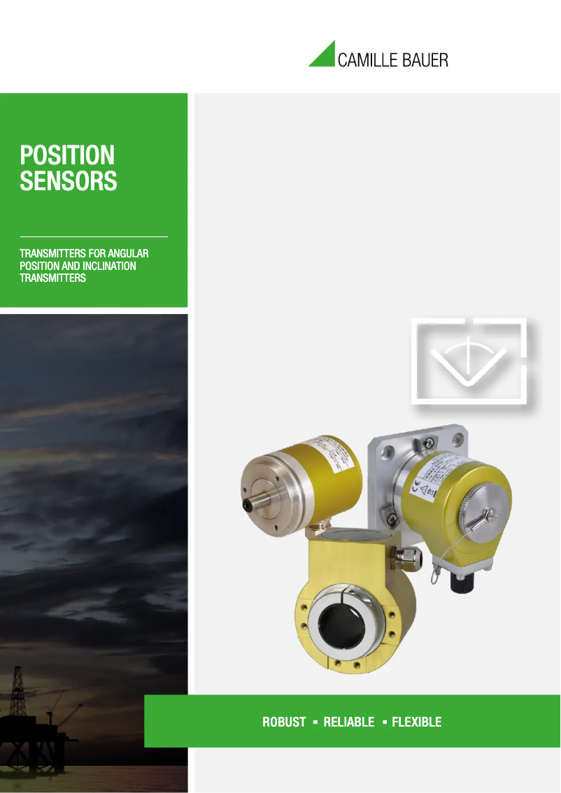 Página 1 del manual Folleto Camille Bauer KINAX HW730-Modbus/TCP