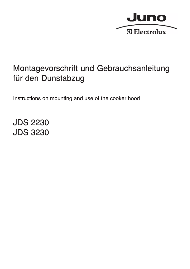 Página 1 del manual Manual de usuario Juno Electrolux JDS3230MF