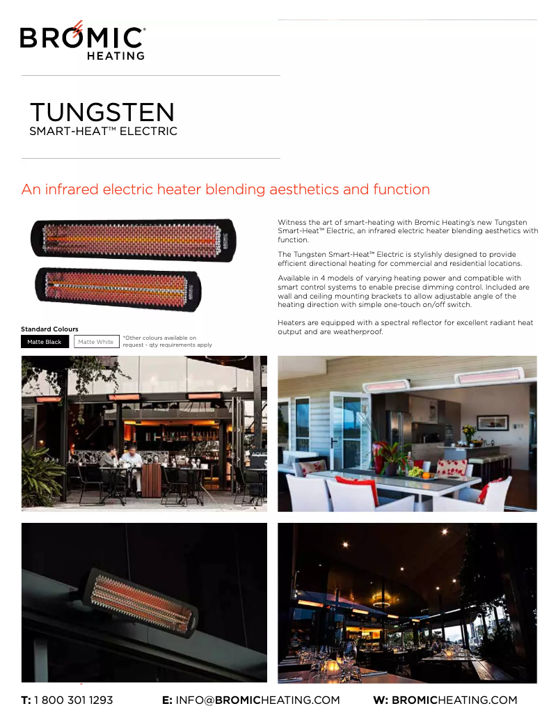 Página 1 del manual Ficha técnica Bromic BH0420012