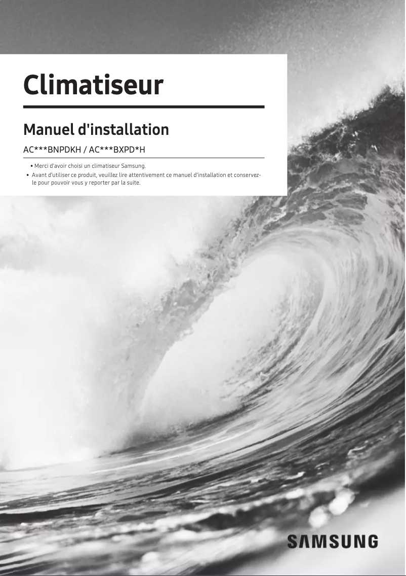 Imagen de la primera página del manual del dispositivo AC100BXPDKH