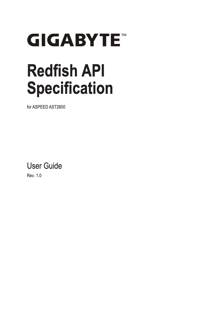 Página 1 del manual Ficha técnica Gigabyte G293-S47