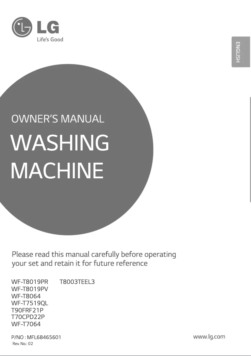 Imagen de la primera página del manual del dispositivo WF-T7064