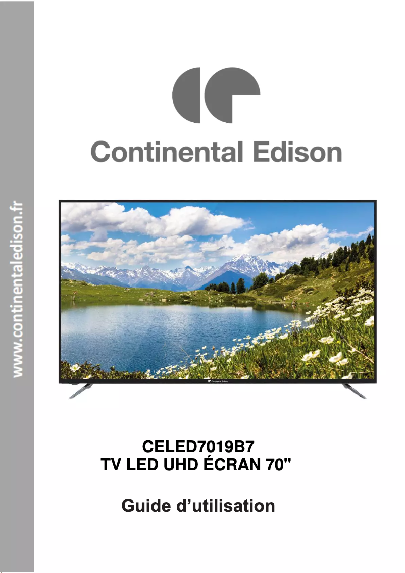 Imagen de la primera página del manual del dispositivo CELED7019B7