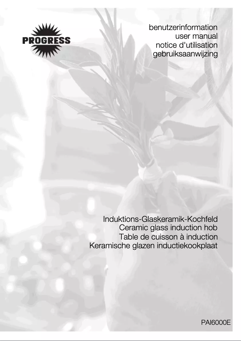 Página 1 del manual Manual de usuario Progress PAI6000E