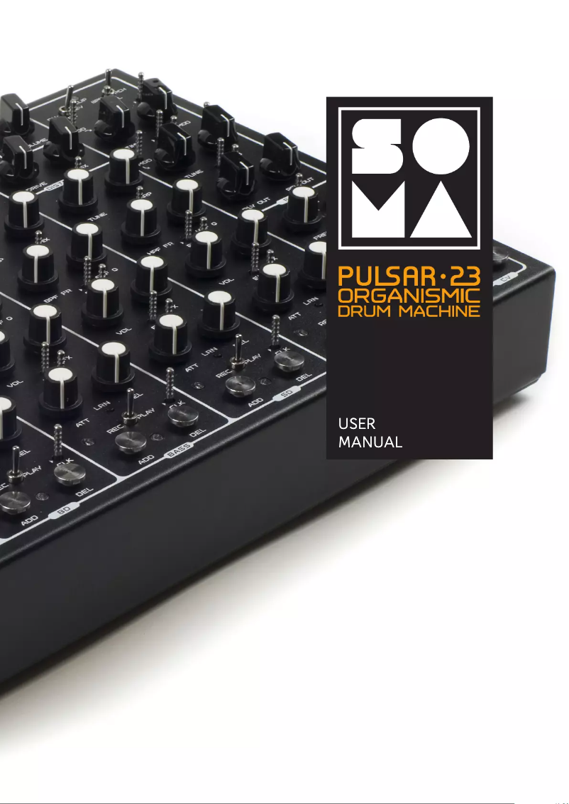 Página 1 del manual Manual de usuario Soma Pulsar-23