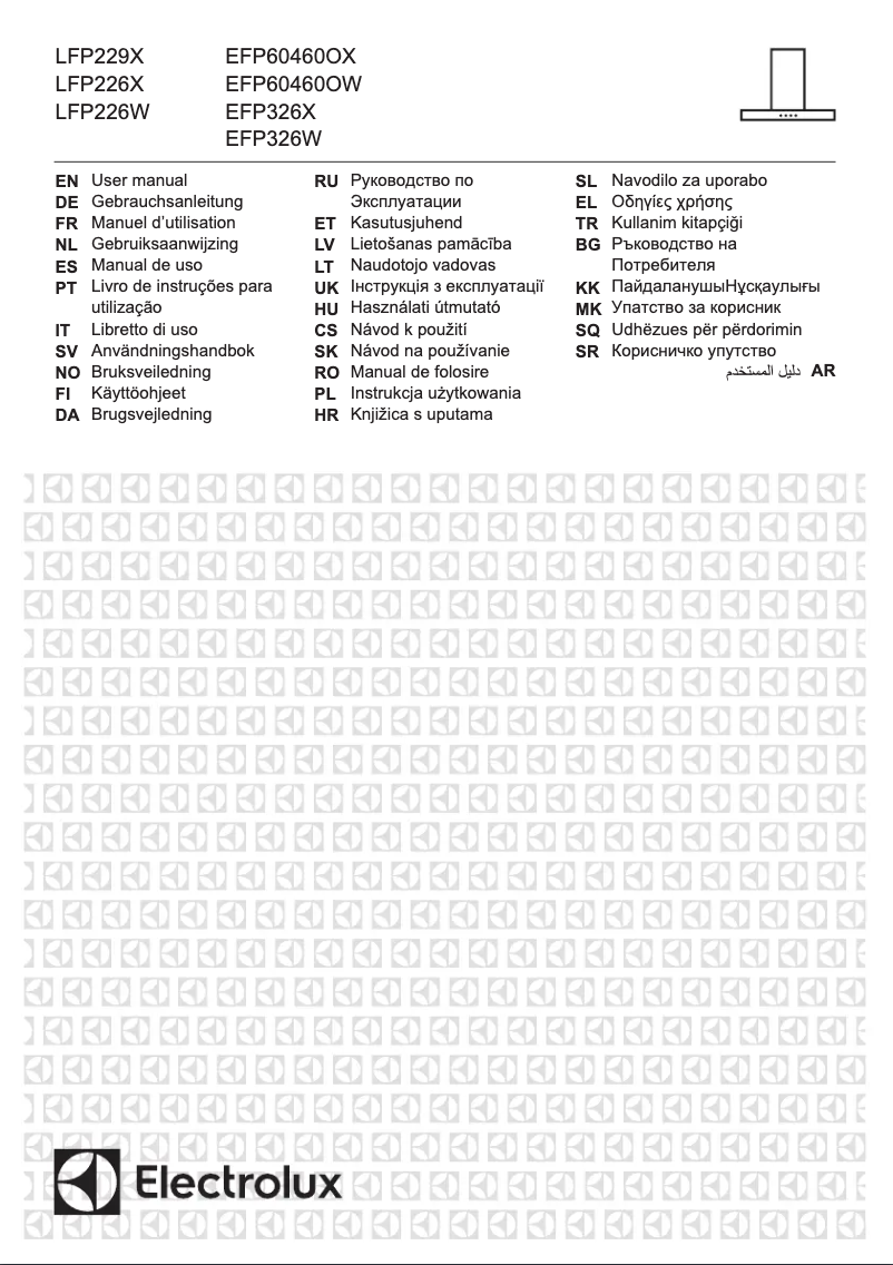 Imagen de la primera página del manual del dispositivo EFP326W