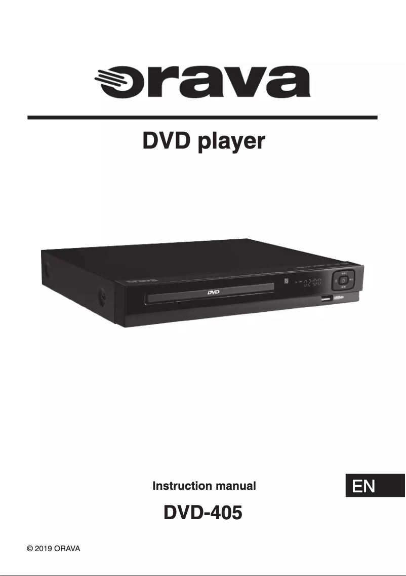 Imagen de la primera página del manual del dispositivo DVD-405