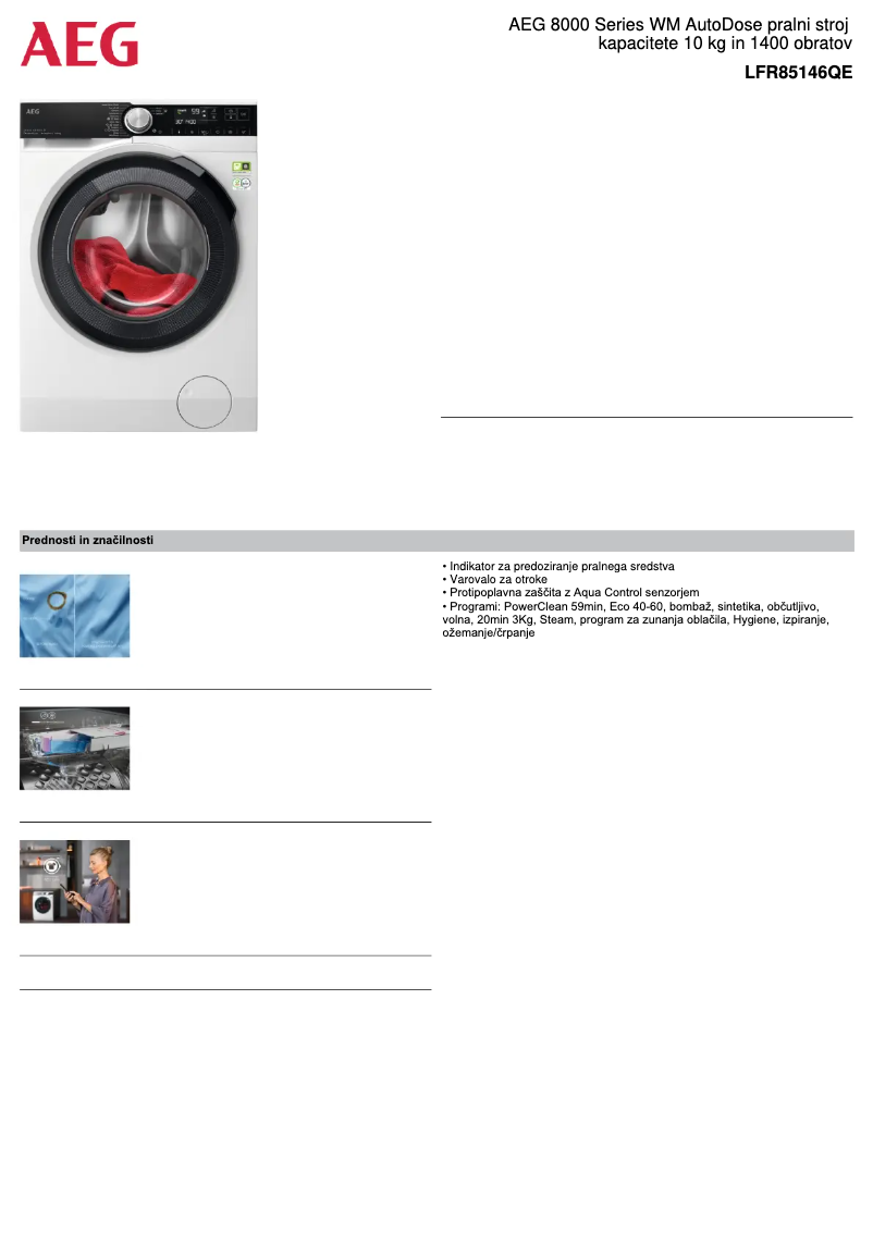 Imagen de la primera página del manual del dispositivo 8000 Series LFR85146QE