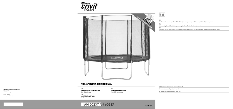 Imagen de la primera página del manual del dispositivo IAN 60237