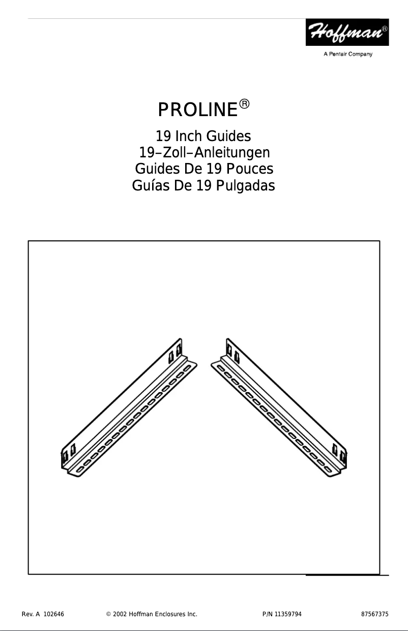 Página nº 1 - Manual de usuario Hoffman PG9