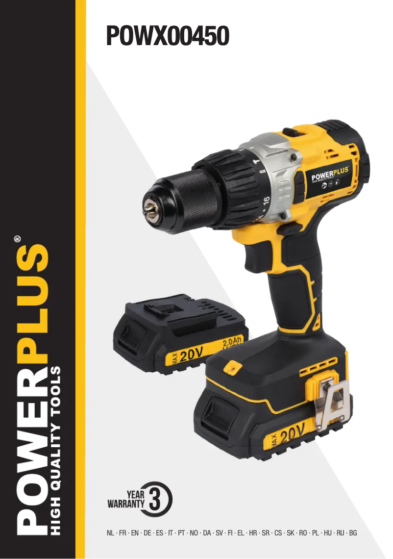 Página 1 del manual Manual de usuario PowerPlus POWX00450
