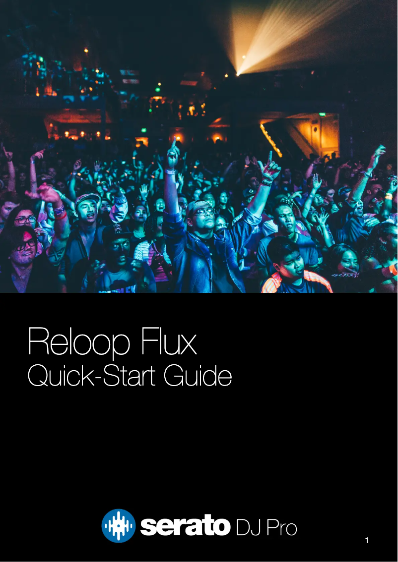 Página nº 1 - Guía de inicio rápido Reloop Flux