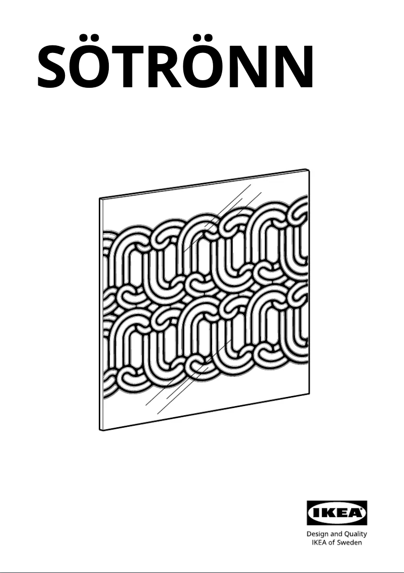 Página 1 del manual Manual de usuario Ikea SÖTRÖNN 805.626.52