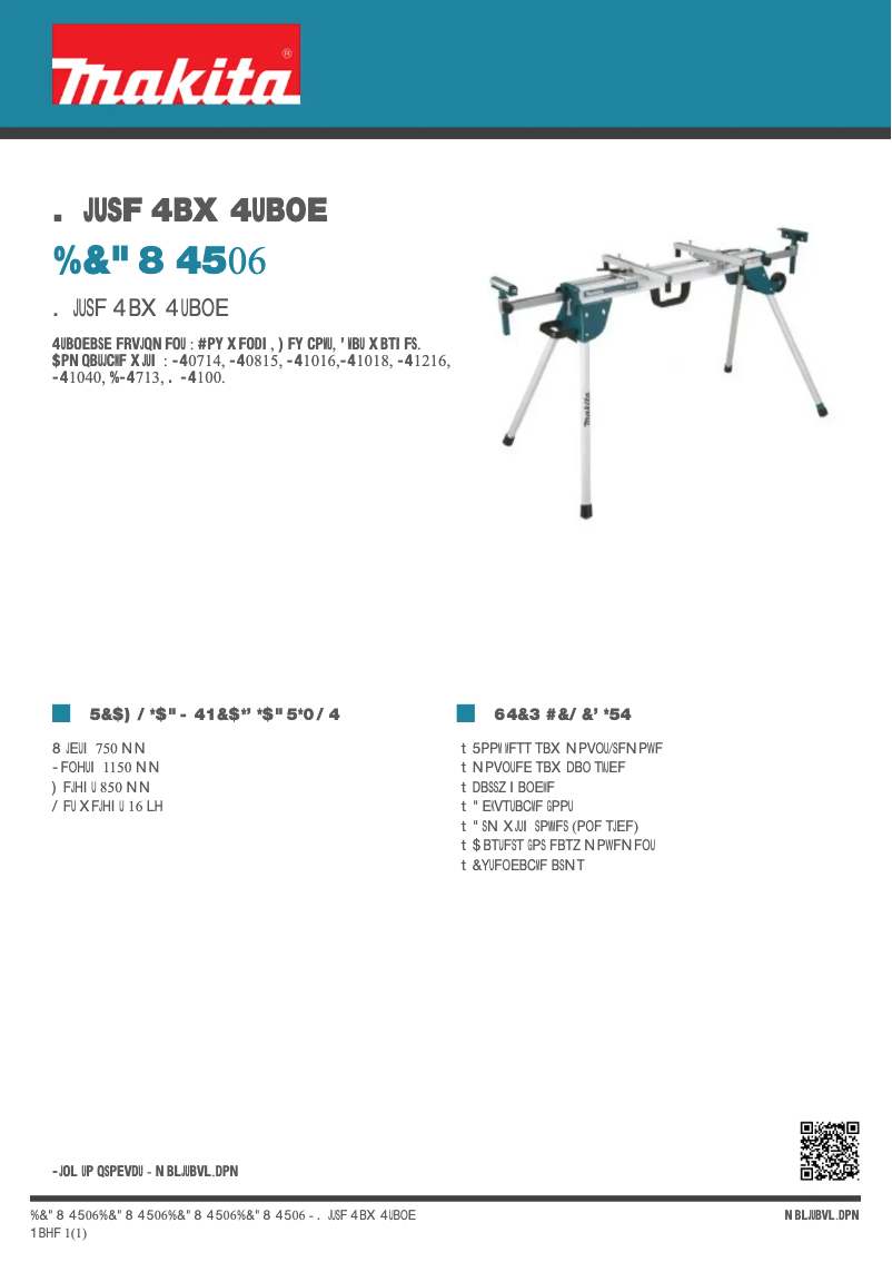 Imagen de la primera página del manual del dispositivo DEAWST06