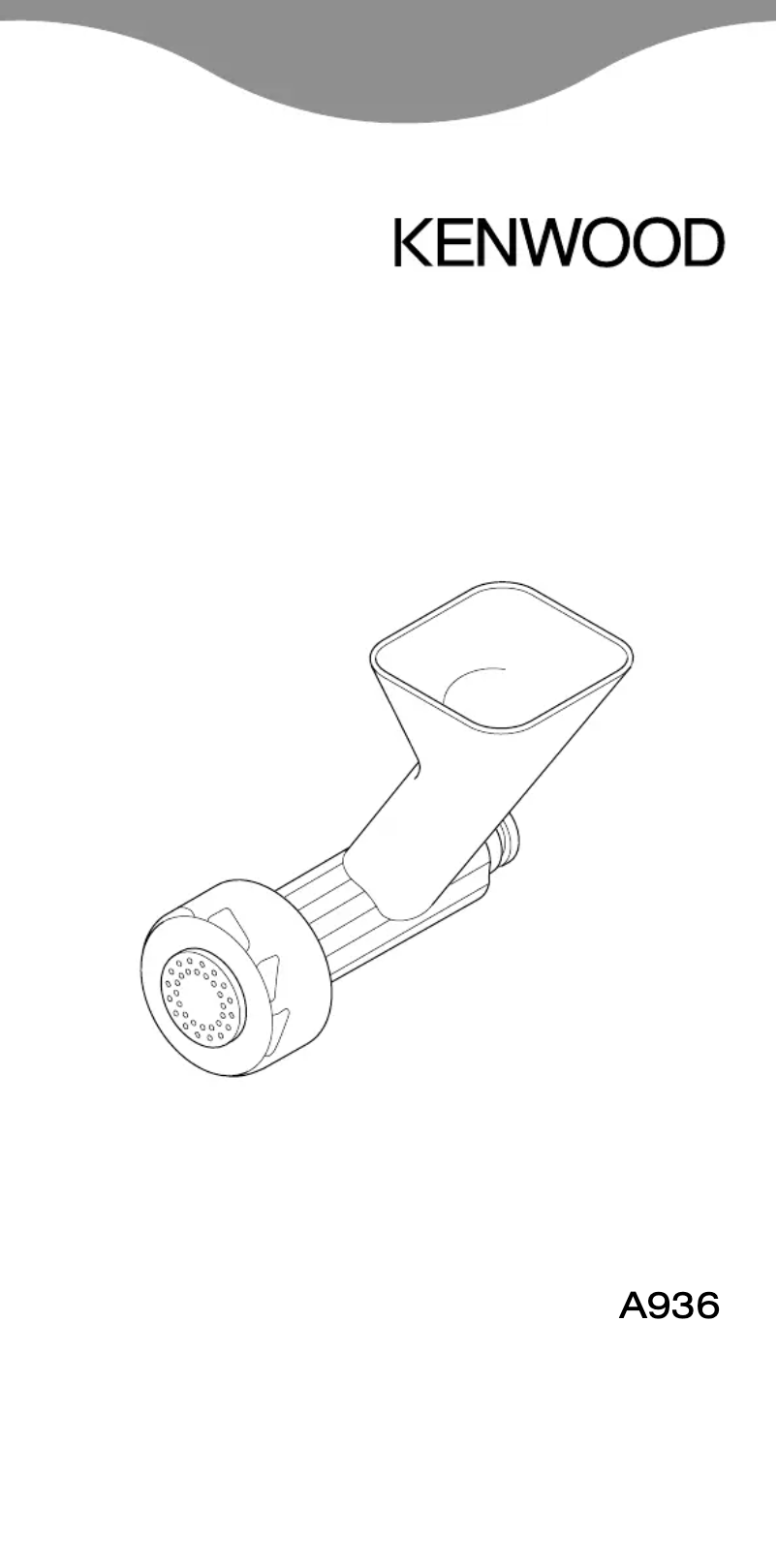 Página 1 del manual Manual de usuario Kenwood AT936