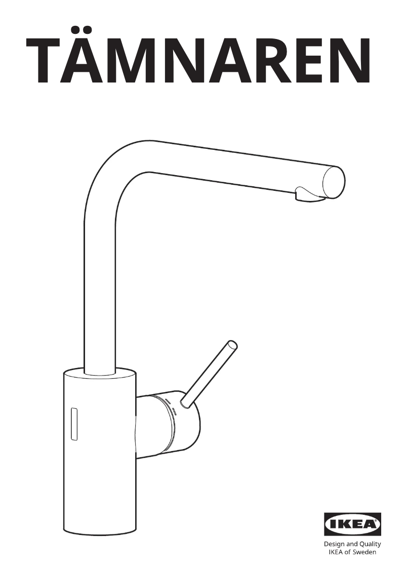 Página 1 del manual Manual de usuario Ikea TÄMNAREN