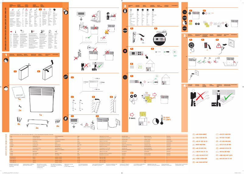 Página 1 del manual Manual de usuario Zibro EPH 1800 LCD