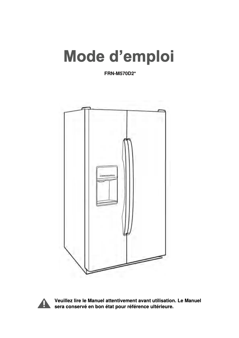 Imagen de la primera página del manual del dispositivo WFRN-M570D2B