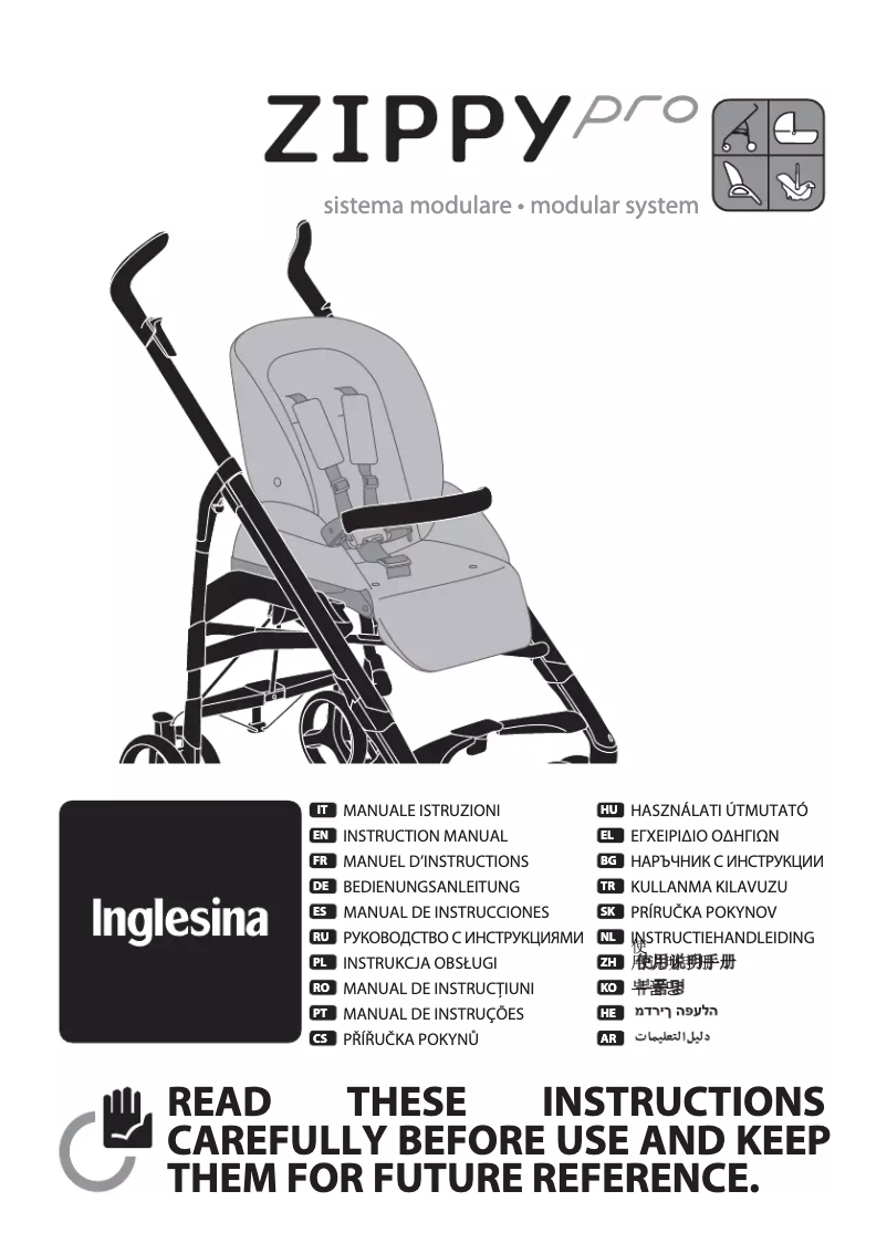 Imagen de la primera página del manual del dispositivo Zippy Pro