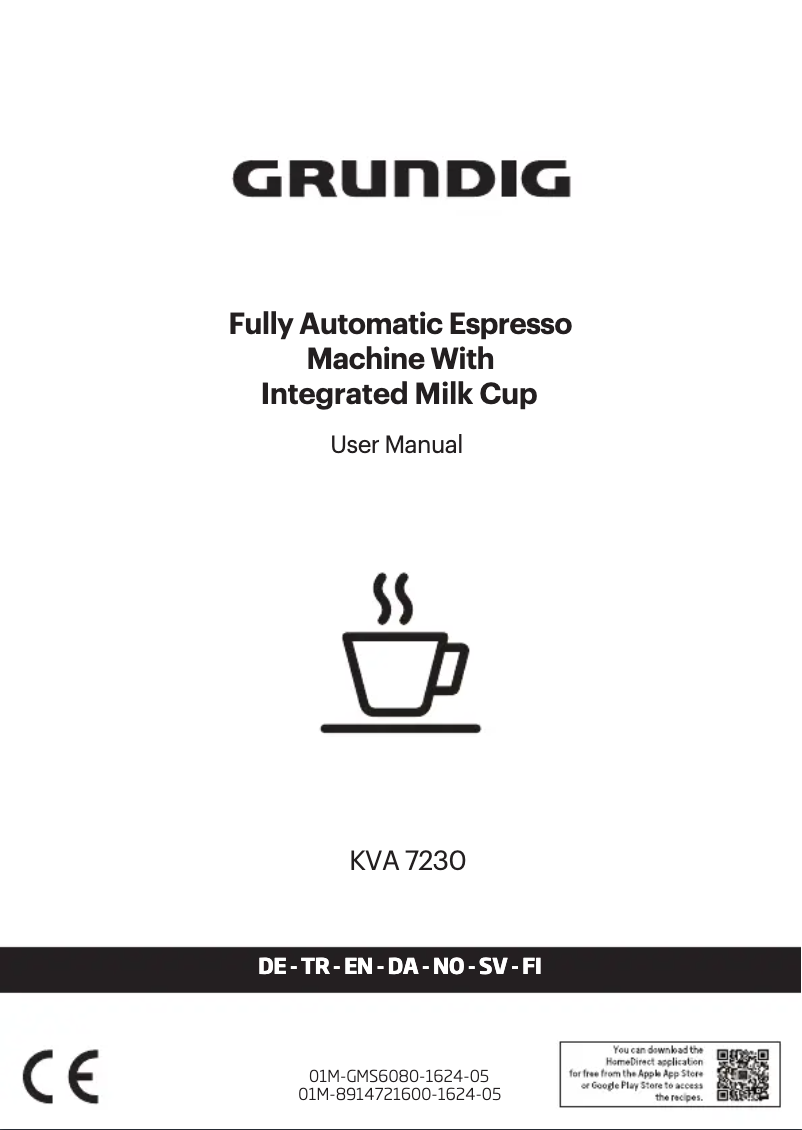 Imagen de la primera página del manual del dispositivo KVA 7230