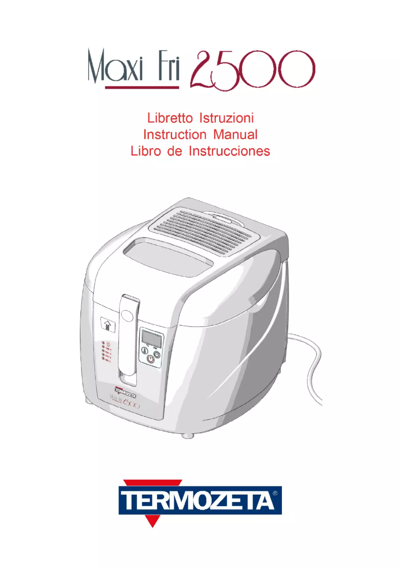 Imagen de la primera página del manual del dispositivo Maxi Fri 2500