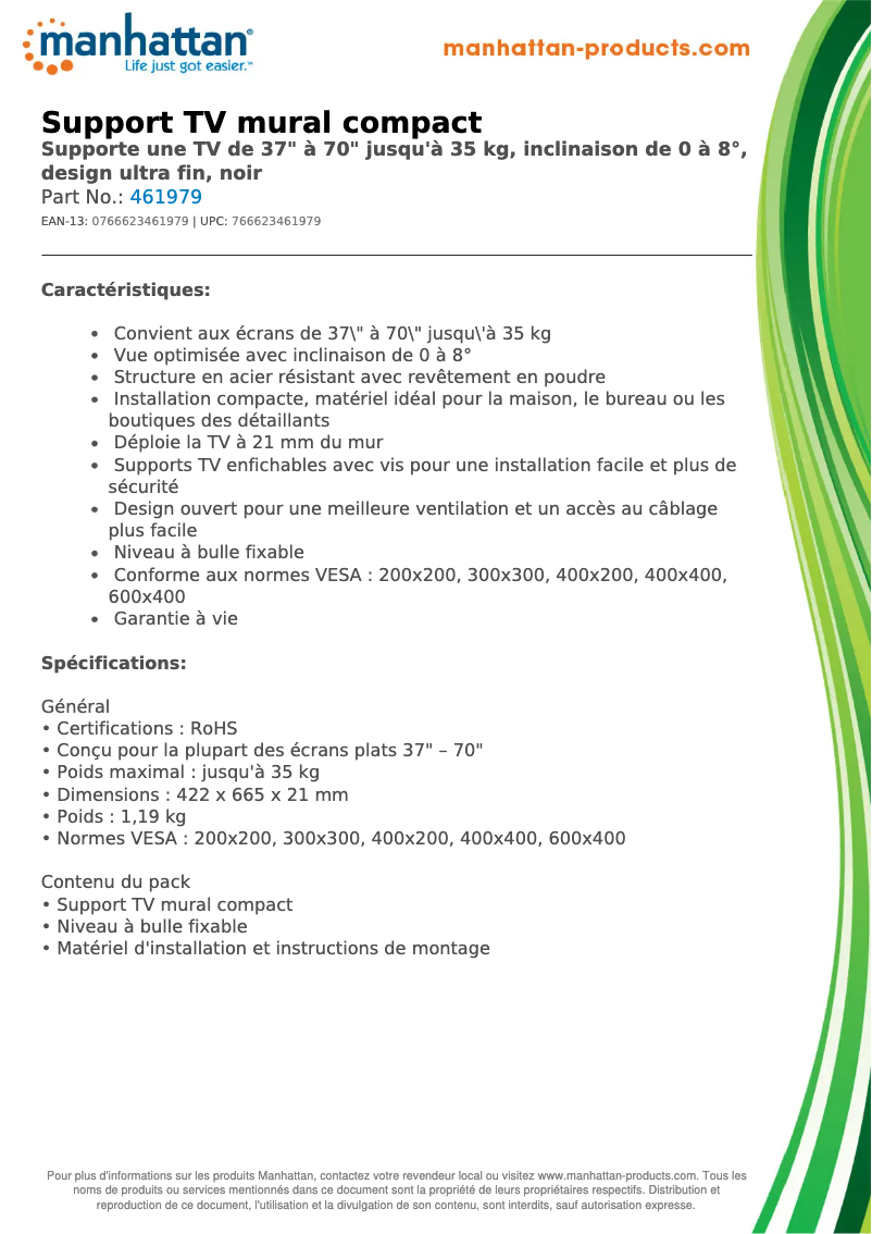 Página nº 1 - Manual de usuario Manhattan 461979