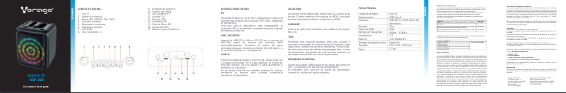 Página 1 del manual Manual de usuario Vorago KSP-350