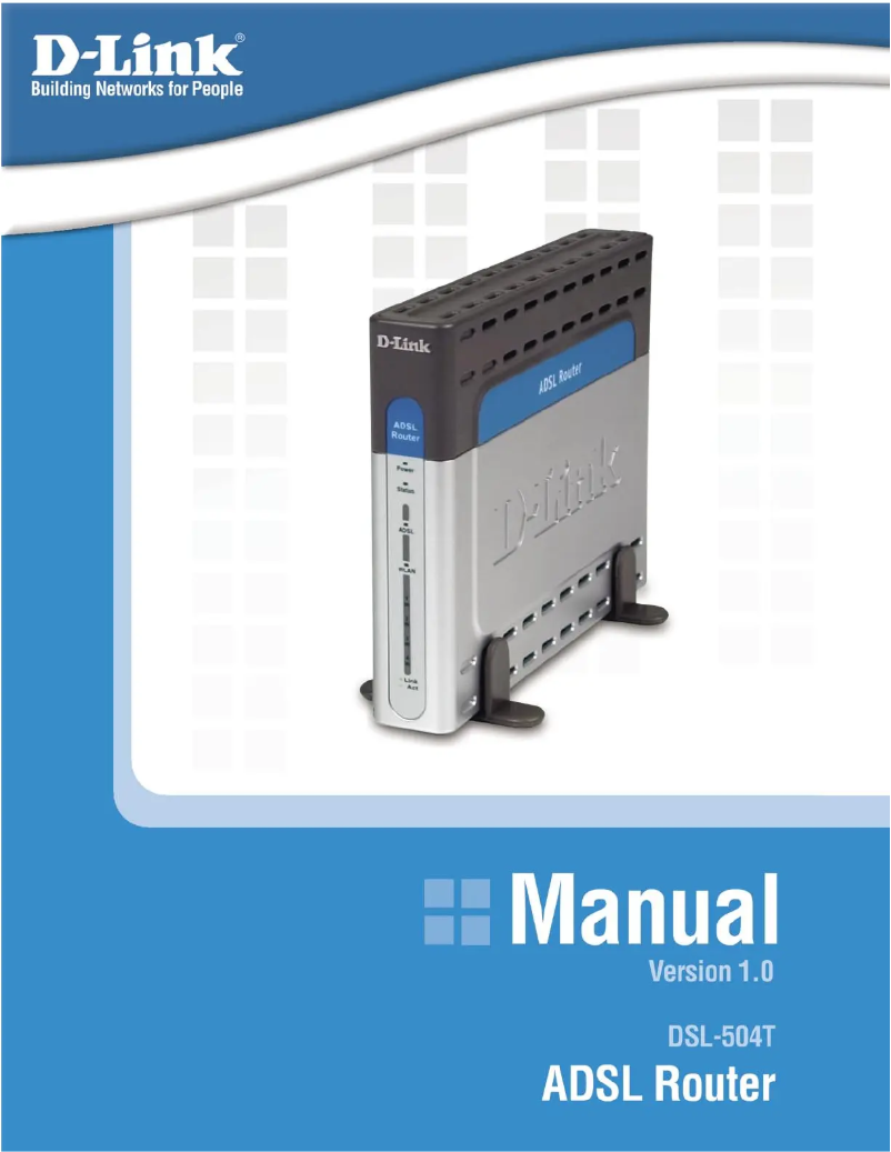Página 1 del manual Manual de usuario D-Link DSL-504T