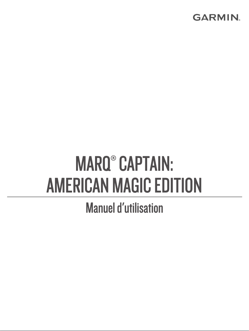 Página 1 del manual Manual de usuario Garmin MARQ Captain: American Magic Edition