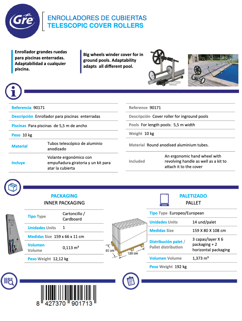 Página nº 1 - Ficha técnica Gre 90171