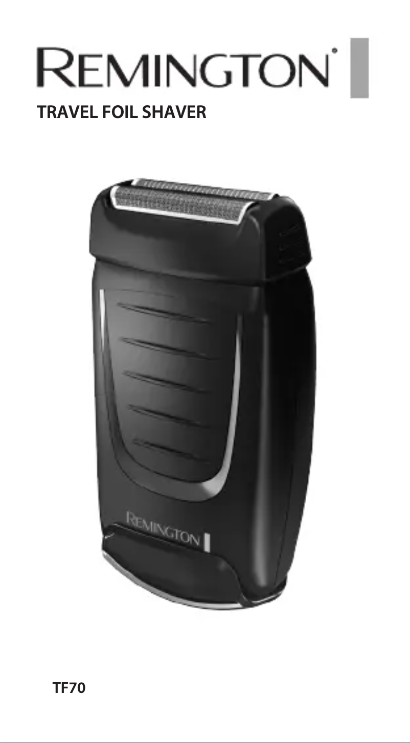 Página 1 del manual Manual de usuario Remington Travel TF70