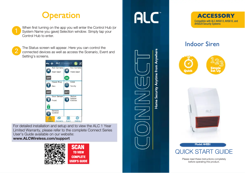 Página 1 del manual Manual de usuario ALC AHSS51