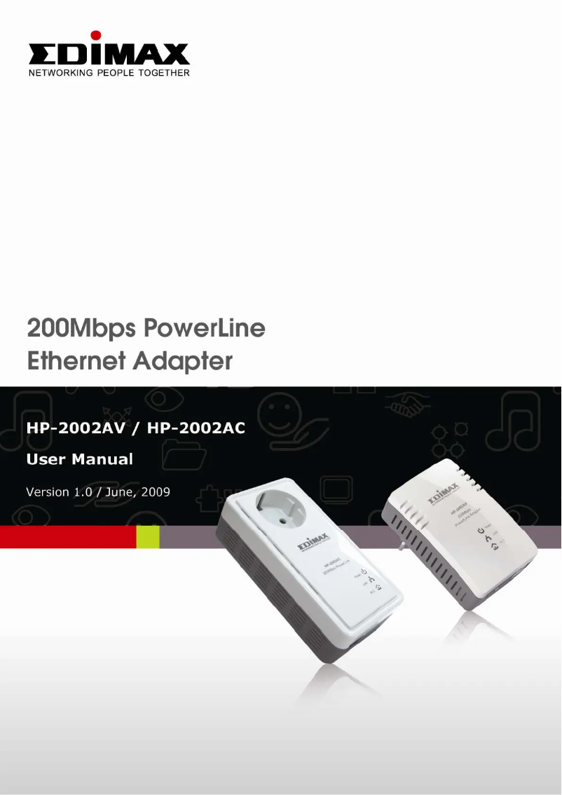 Imagen de la primera página del manual del dispositivo HP-2002AC