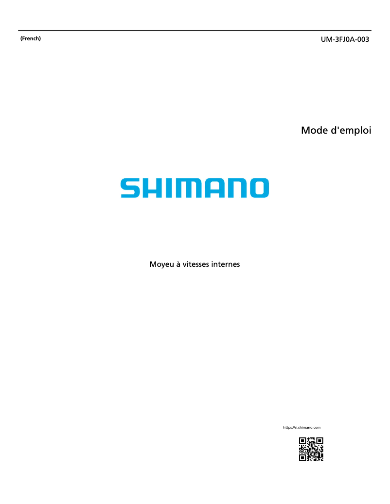 Página 1 del manual Manual de usuario Shimano SG-C6011-8V