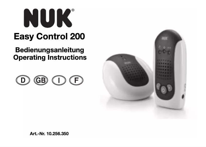 Imagen de la primera página del manual del dispositivo Easy Control 200