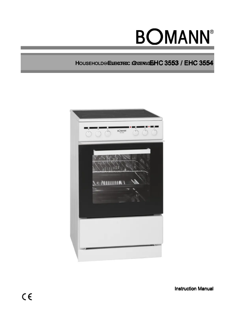 Imagen de la primera página del manual del dispositivo EHC 3554