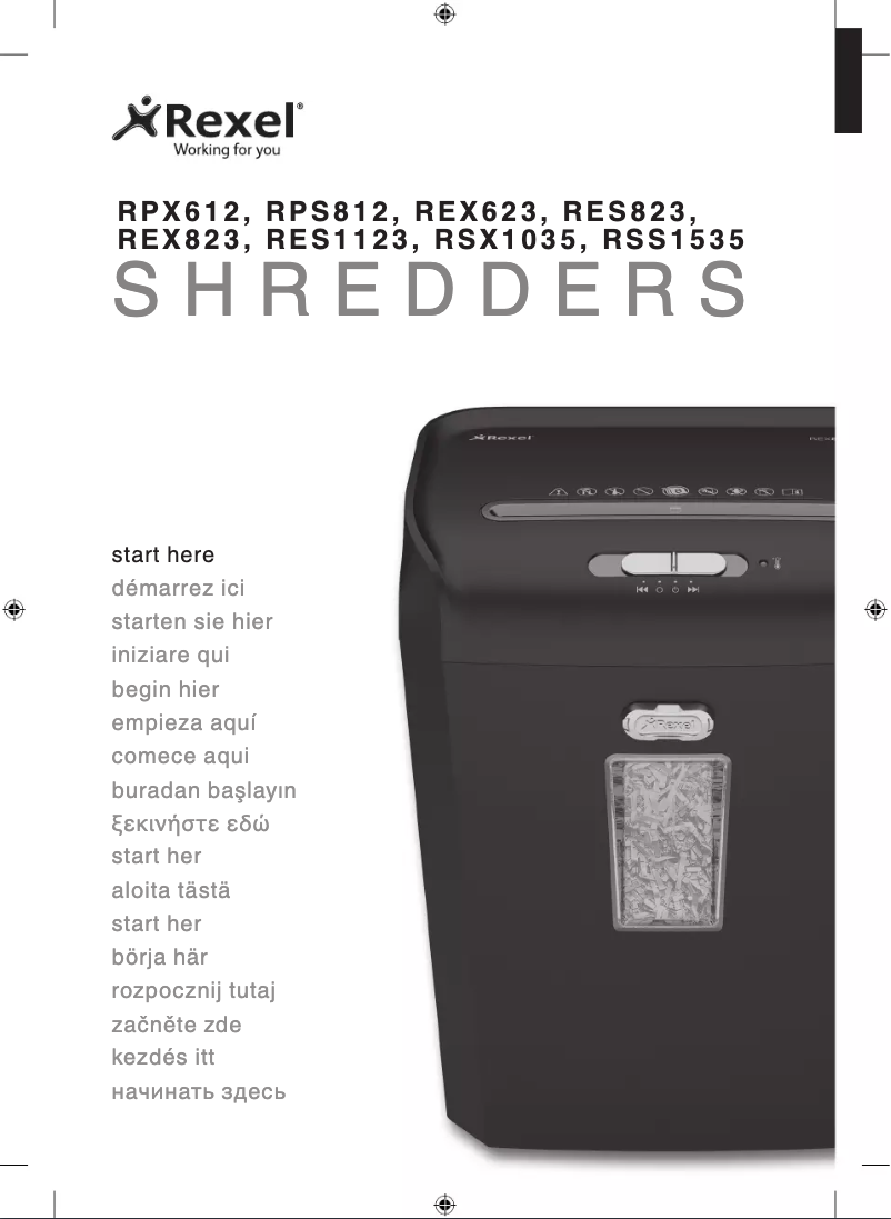 Imagen de la primera página del manual del dispositivo ProMax QS REX623 P4