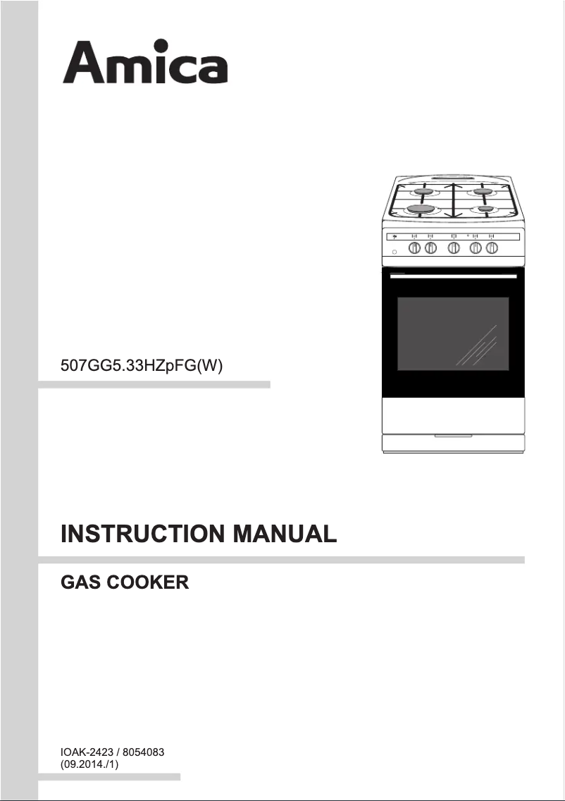 Página nº 1 - Manual de usuario Amica 508GG5