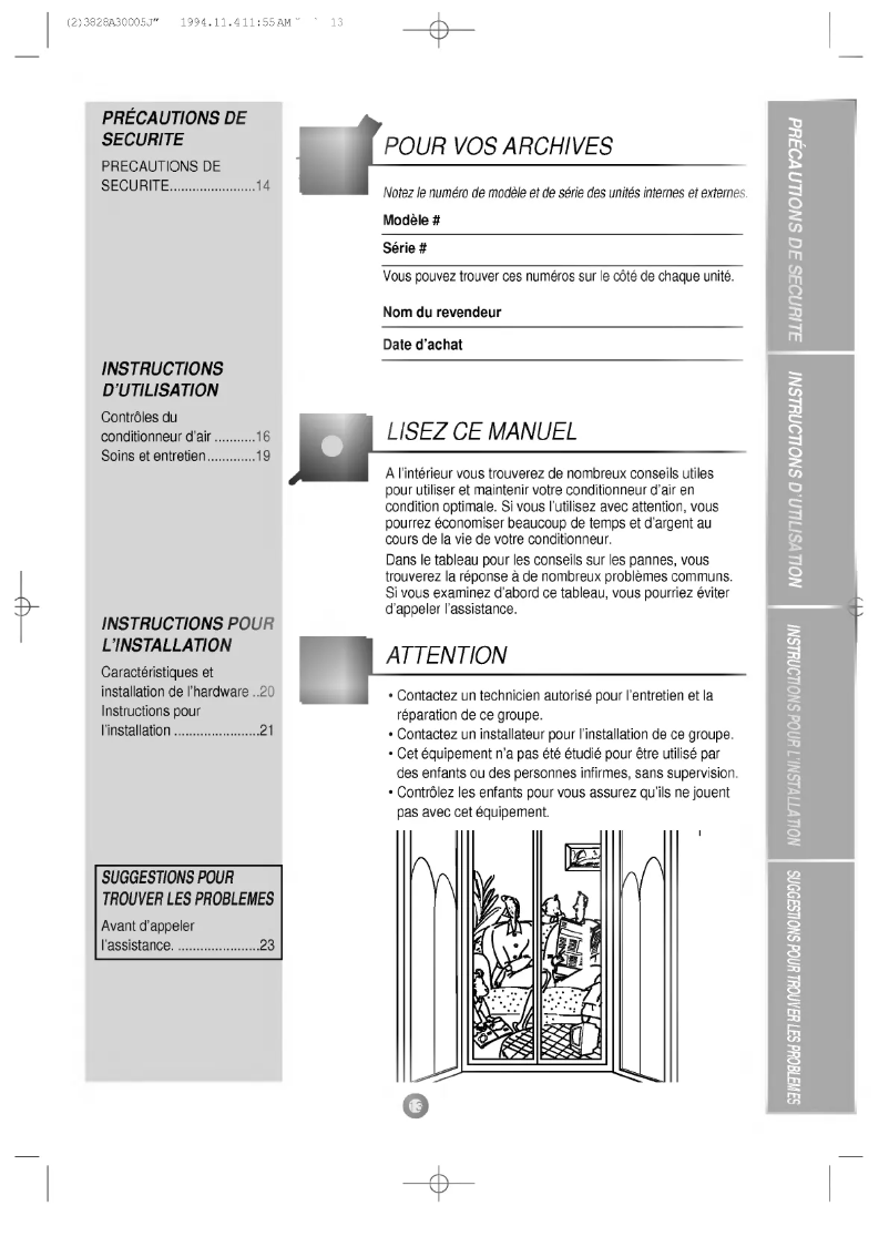 Imagen de la primera página del manual del dispositivo LWC1260PCG