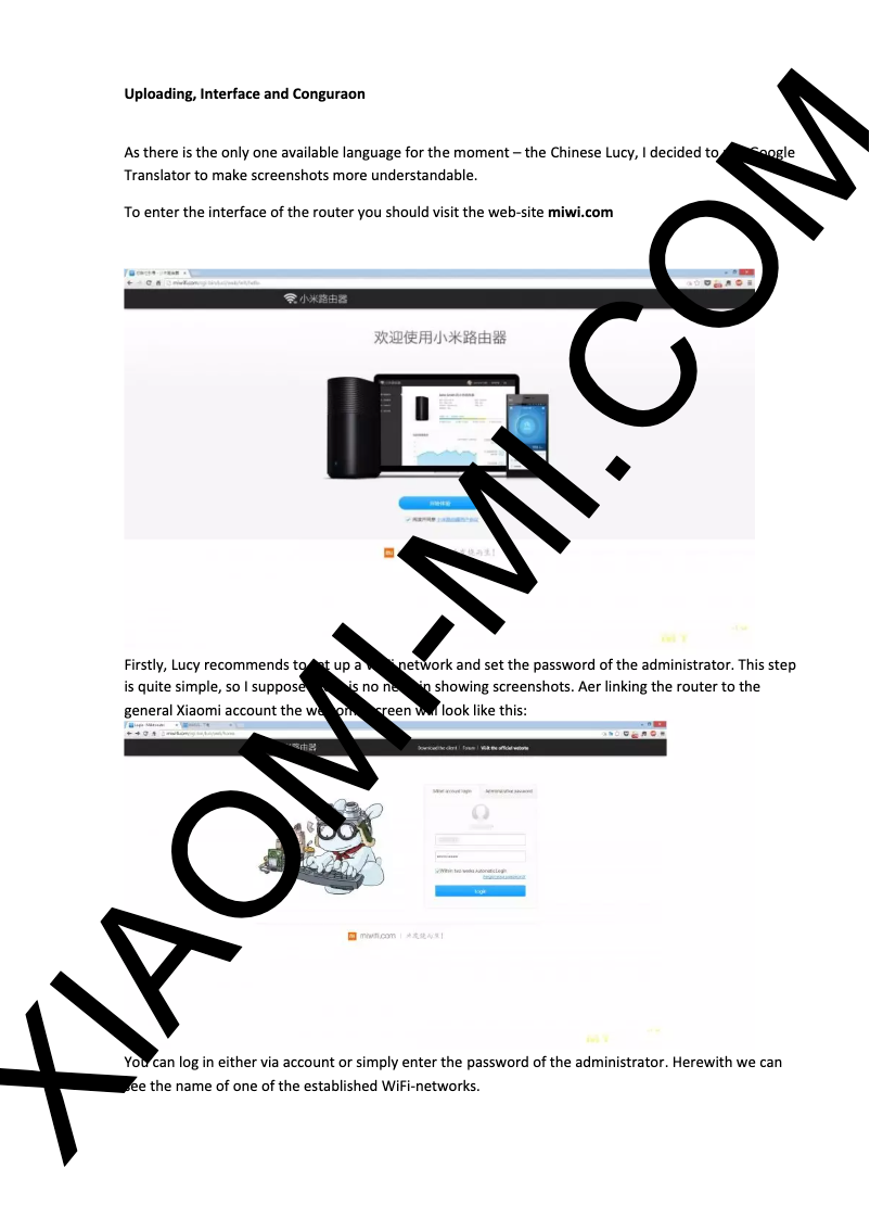 Página 1 del manual Manual de usuario Xiaomi Mi
