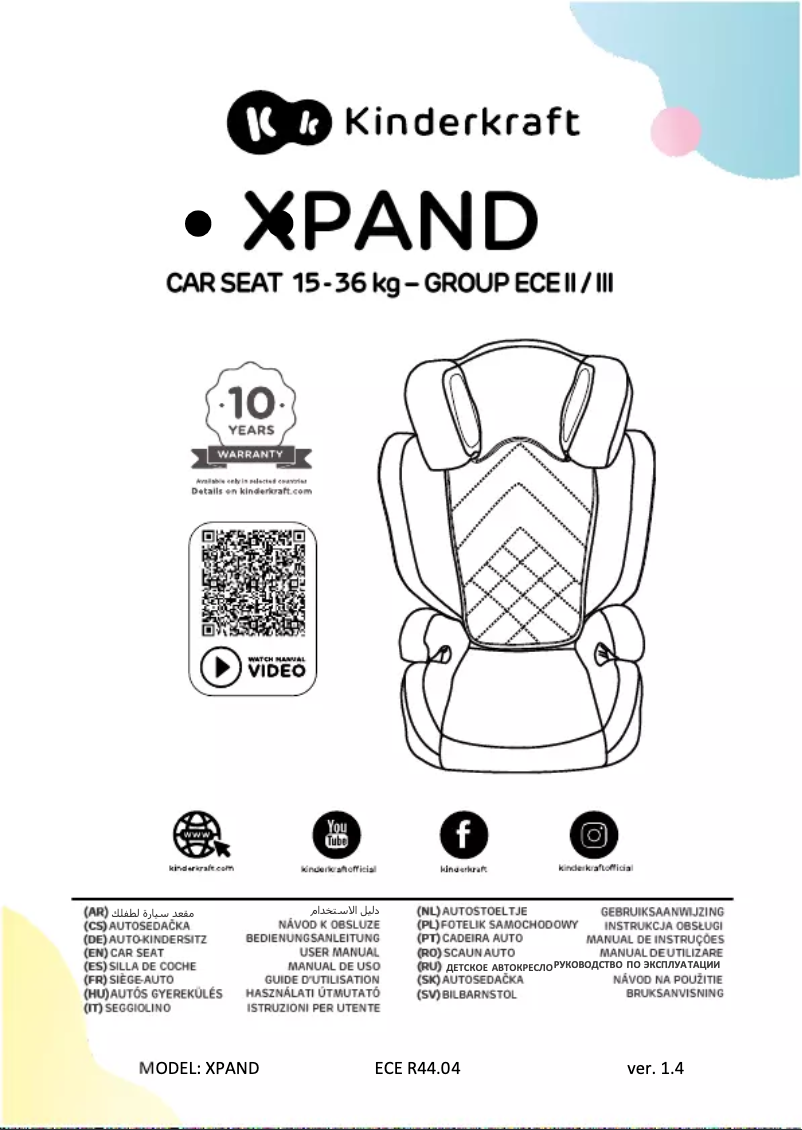 Página nº 1 - Manual de usuario Kindercraft XPAND