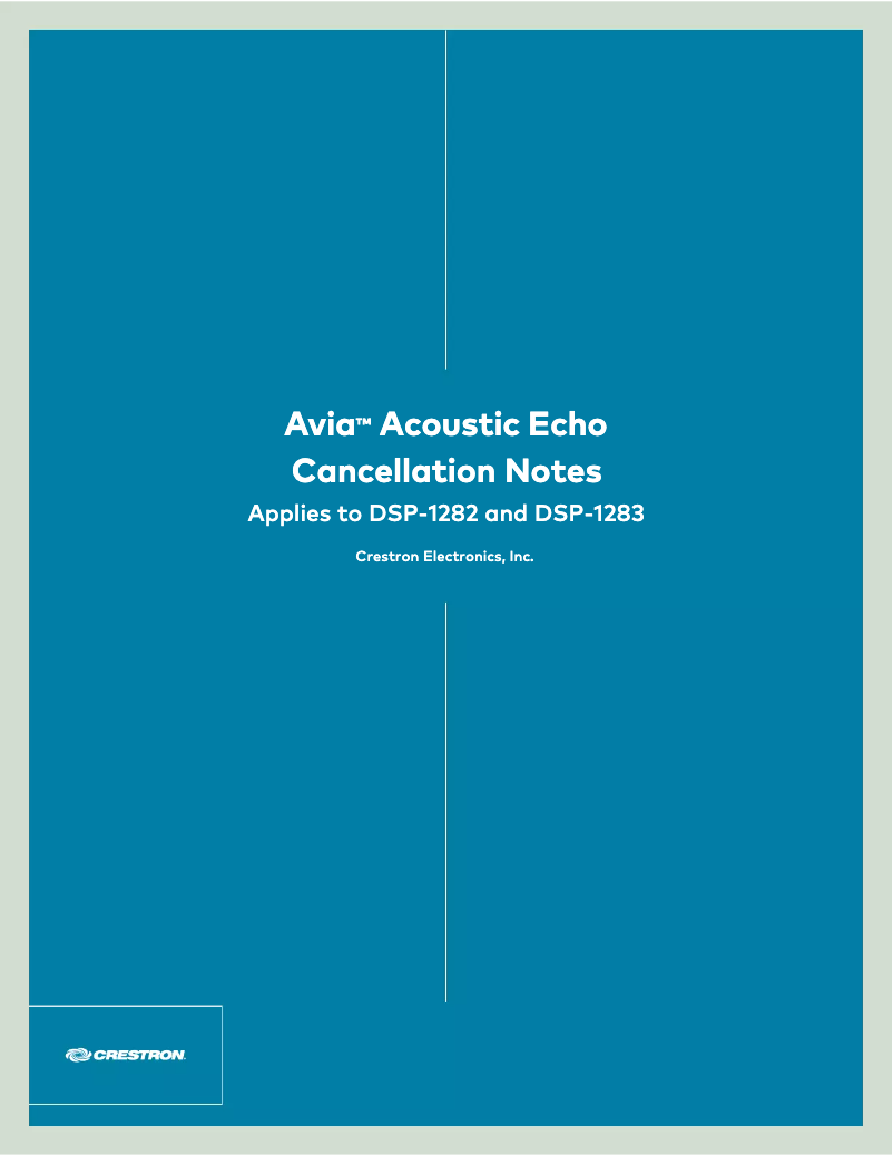 Imagen de la primera página del manual del dispositivo DSP-1283