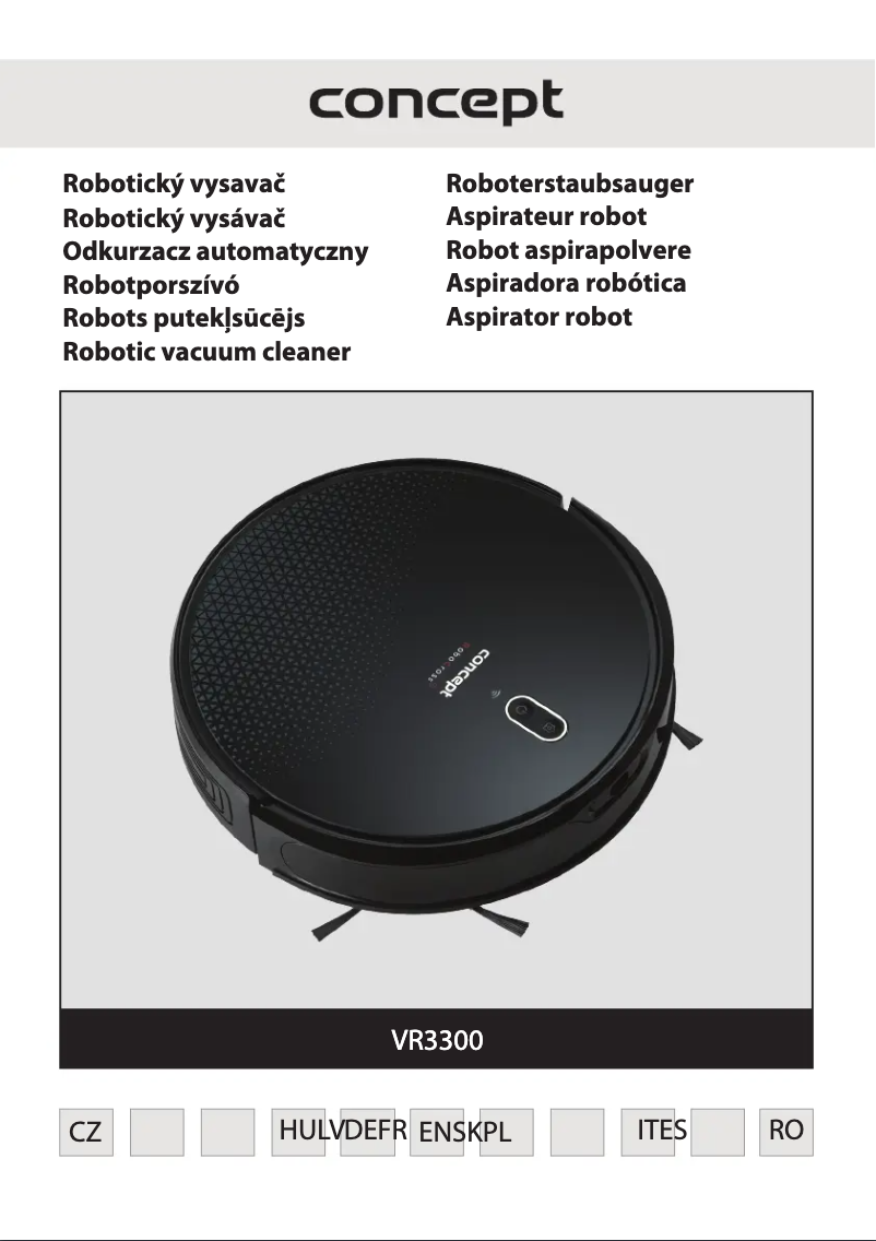 Imagen de la primera página del manual del dispositivo VR3300